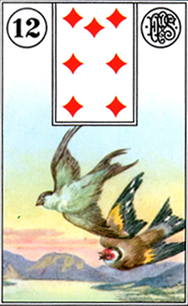 12. Paukščiai (Birds) – Lenormand card meaning