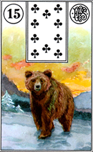 15. Lokys (Bear) – Lenormand card meaning